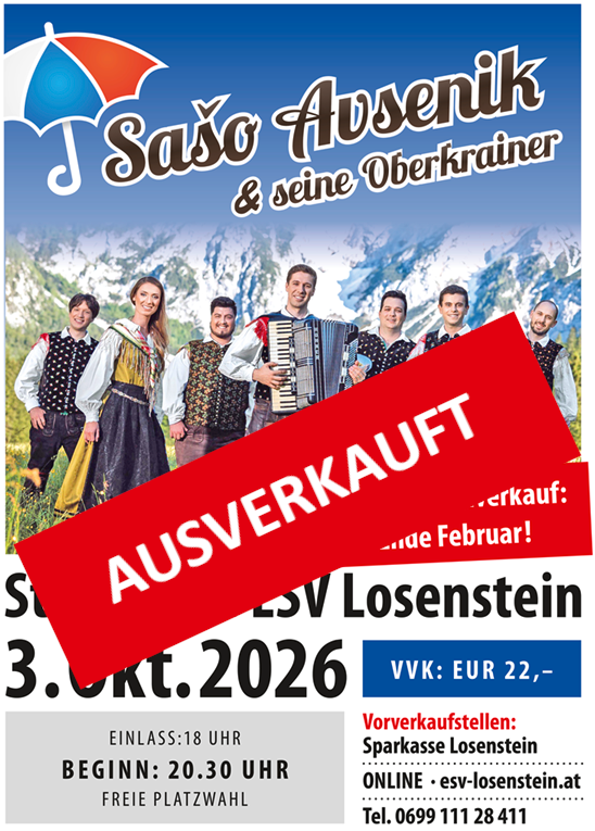Avsenik2026_Ausverkauft